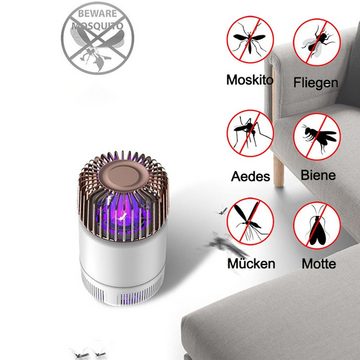 Dekorative Ultraschall-Tierabwehr Mückenvertreiber mit UV-Licht, Indoor und Outdoor Moskito-Fallen, 1-tlg.