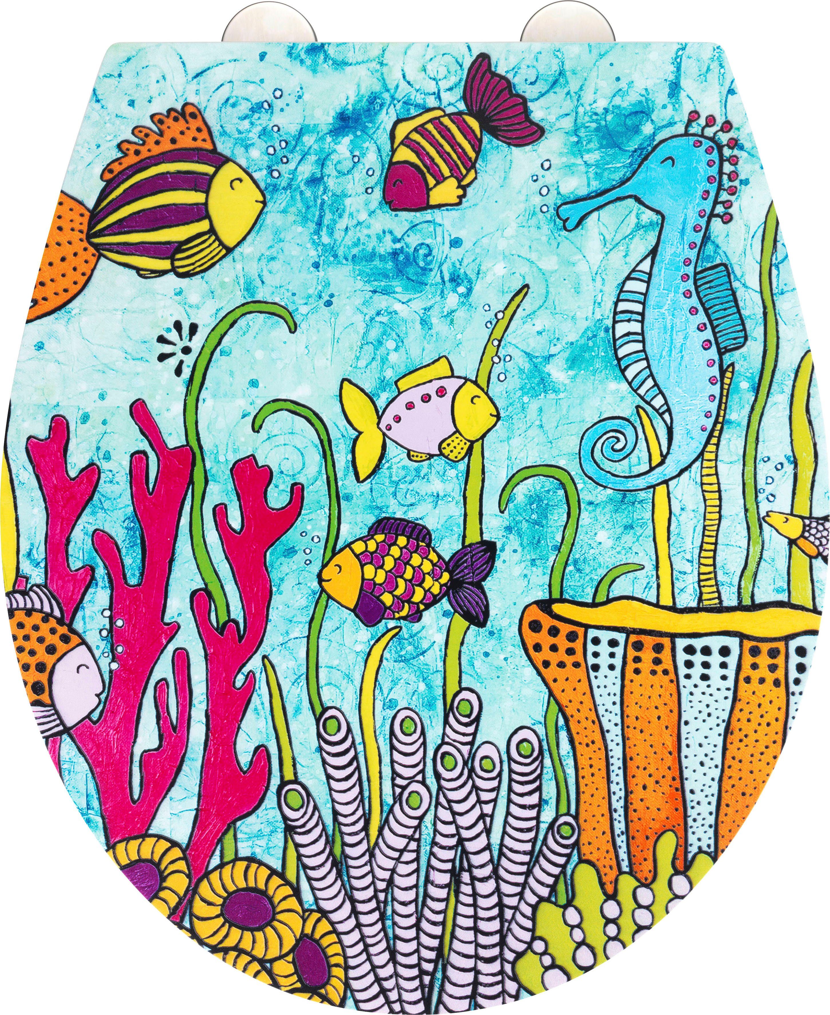 WENKO WC-Sitz Rollin’Art Ocean Life, mit günstig online kaufen