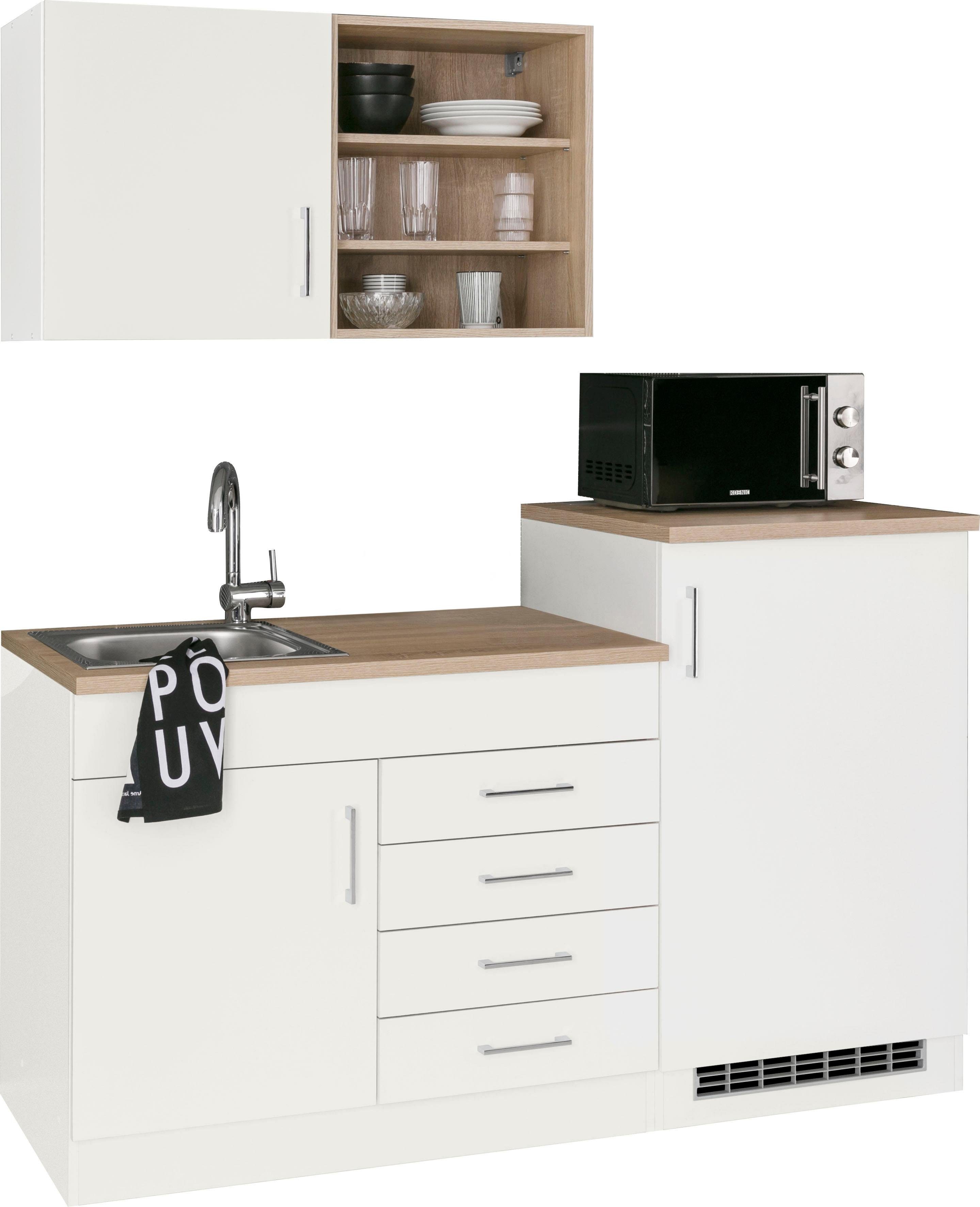 KOCHSTATION Pantryküche KS-Mali, Breite 160 cm, mit E-Geräten günstig online kaufen