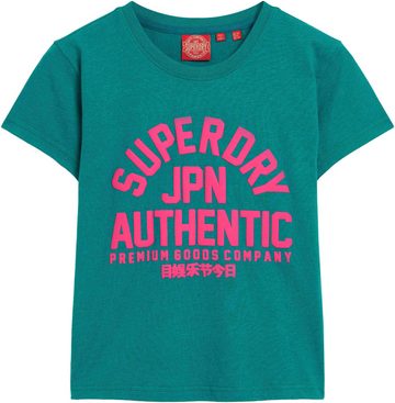 Superdry Print-Shirt PUFF PRINT ARCHIVE FITTED TEE