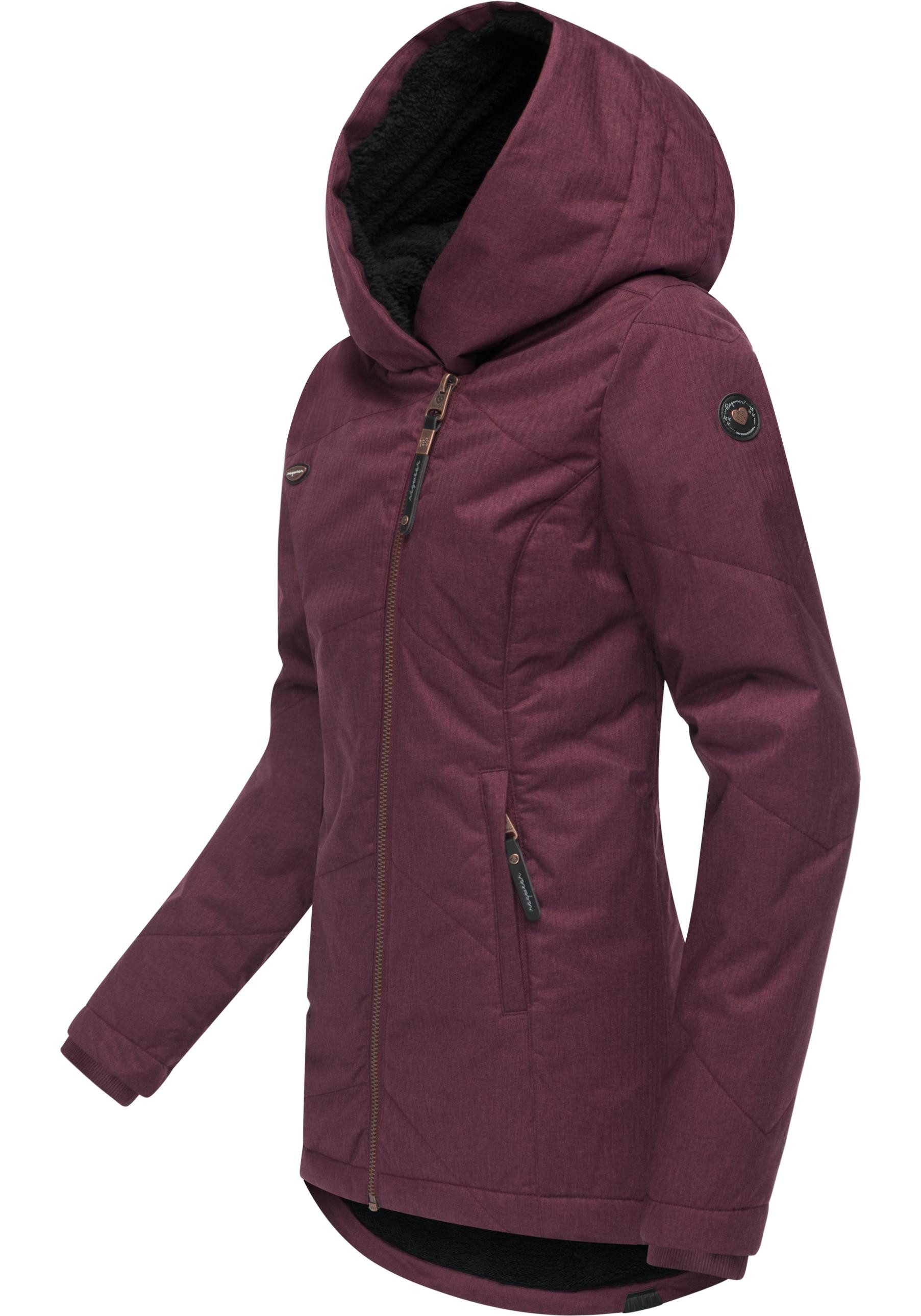 Ragwear Winterjacke Gordon Sportliche wasserdichte Outdoorjacke mit Kapuze