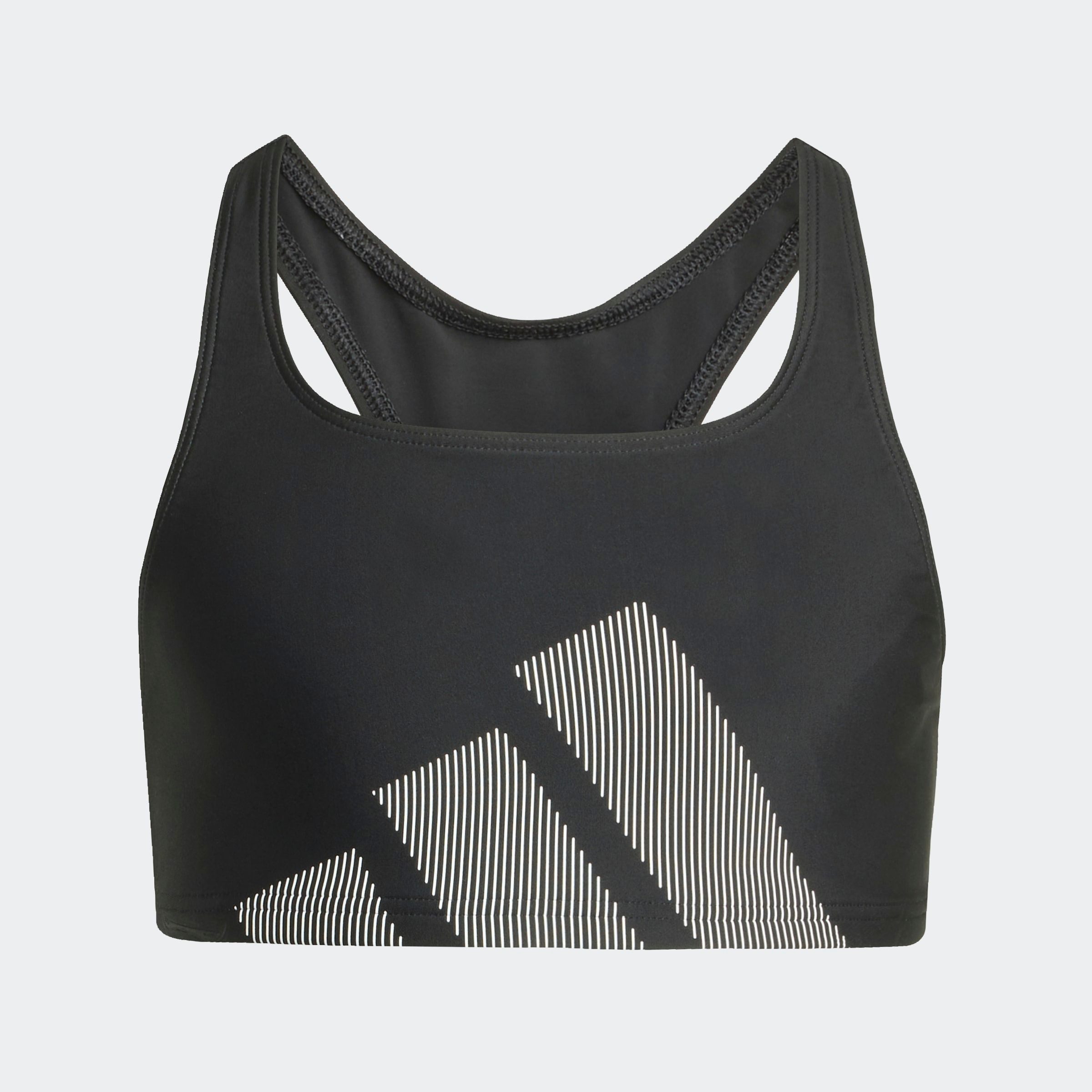 adidas Performance Bustier-Bikini BIG LOGO KIDS BIKINI SET MIT C-FÖRMIGEM RÜCKEN