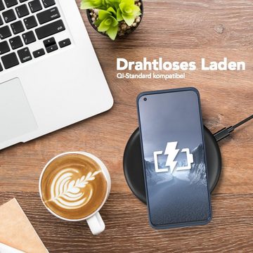 EAZY CASE Handyhülle TPU Hülle für Xiaomi Mi 11 Ultra 6,81 Zoll, Schutzhülle mit Kameraschutz telefonhülle elastisch Bumper Dunkelblau