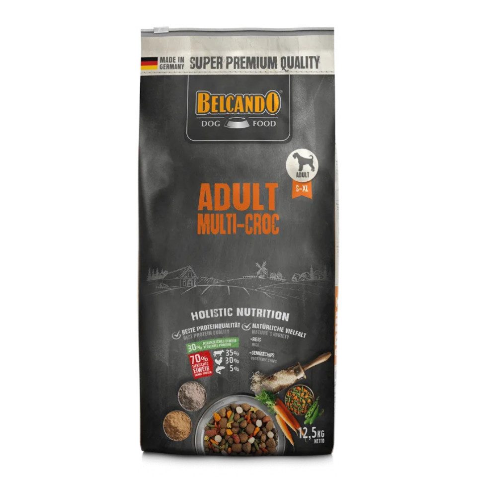 Belcando Adult Multi-Croc - Premium Trockenfutter mit verschiedenen Kroketten, Trockenfutter für: Hunde