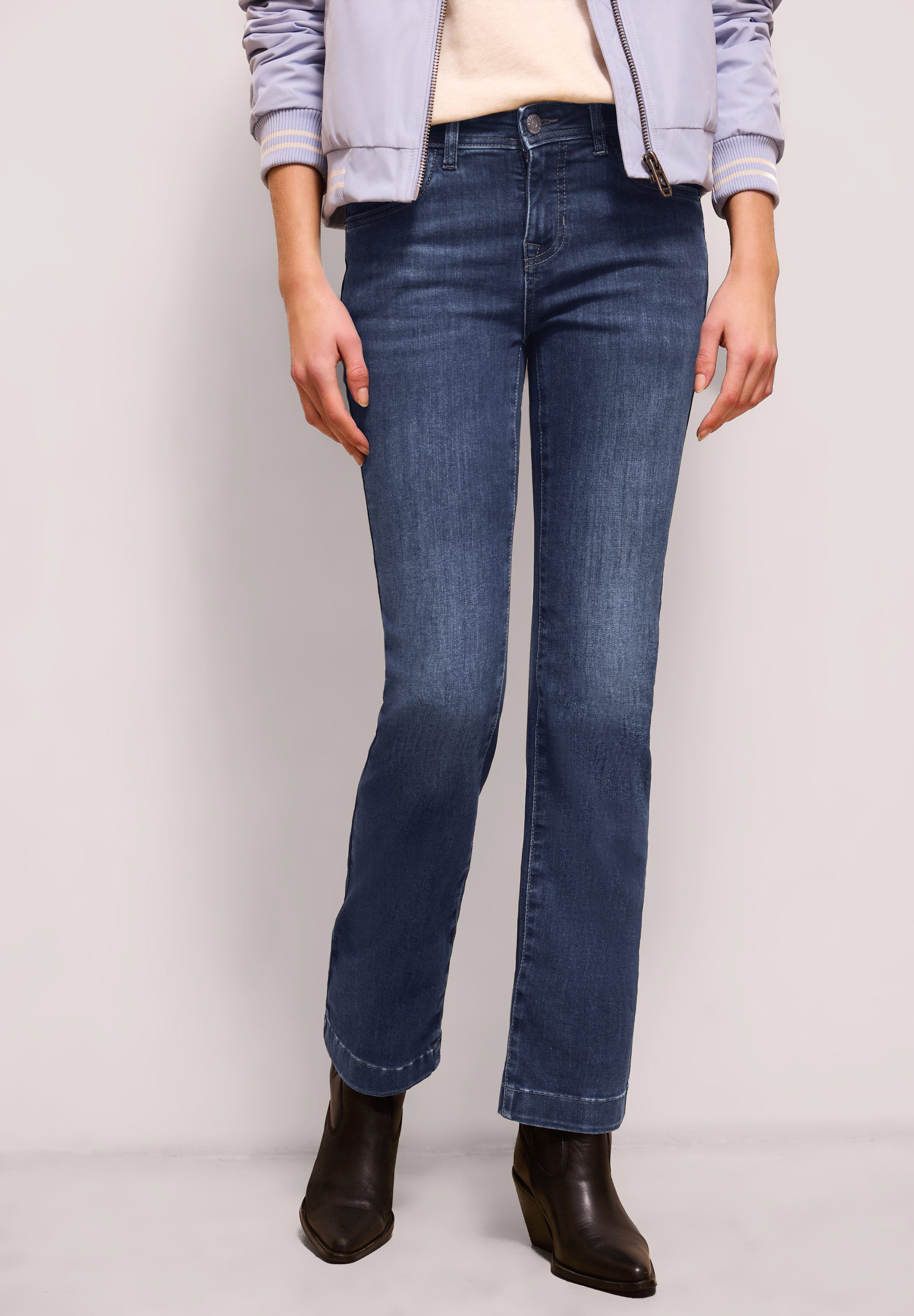 STREET ONE STUDIO Slim-fit-Jeans Middle Waist
