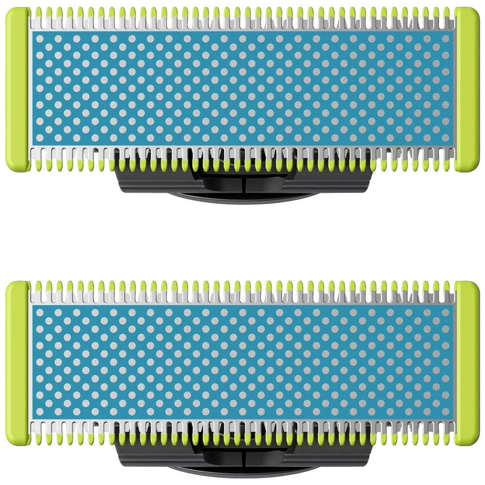 Philips Elektrorasierer Philips Bodycare OneBlade Rasierklingen Blau, Grün 2 St.