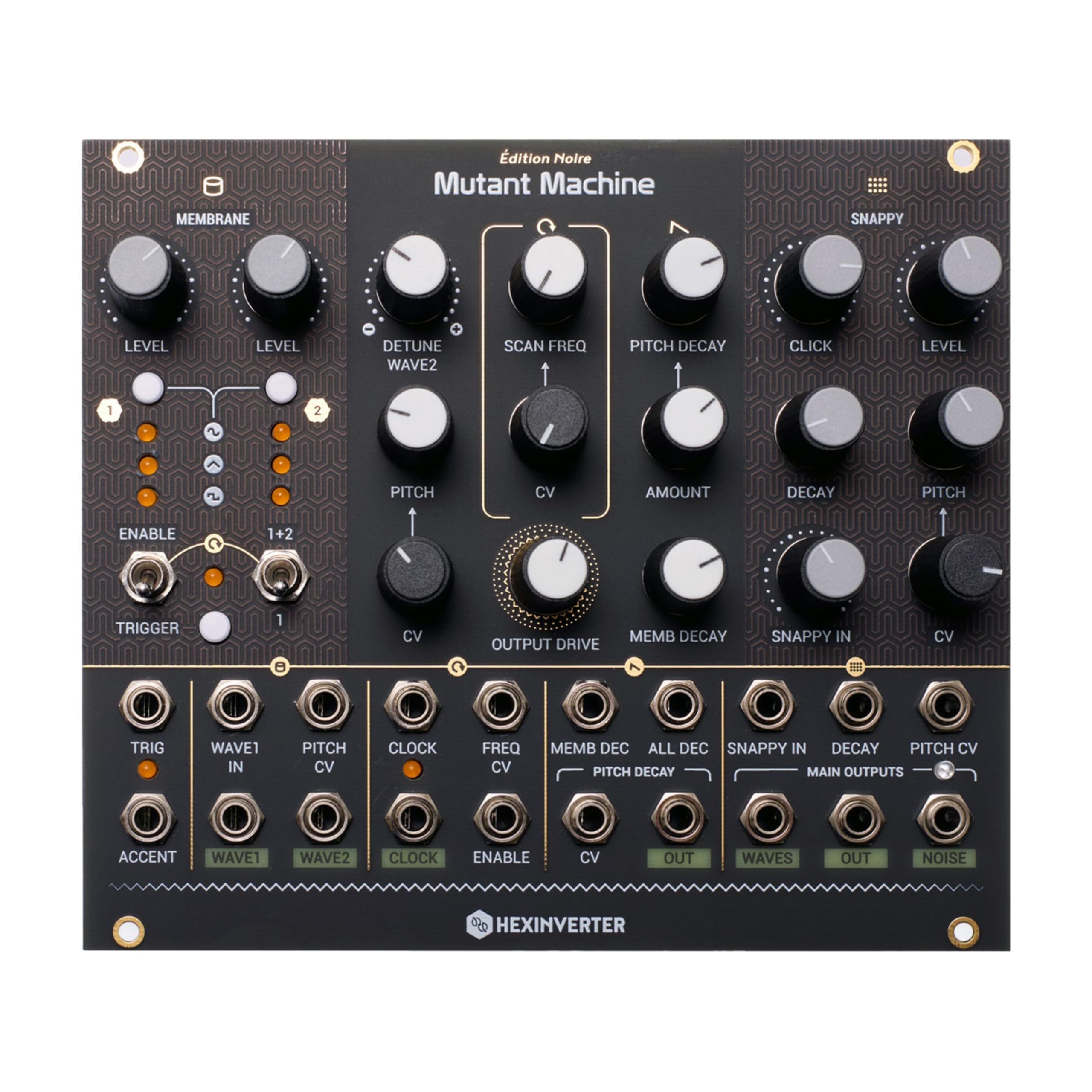 Hexinverter Synthesizer (Modular Synthesizer, Drums-Module), Mutant Machine - Drum Modular Synthesizer