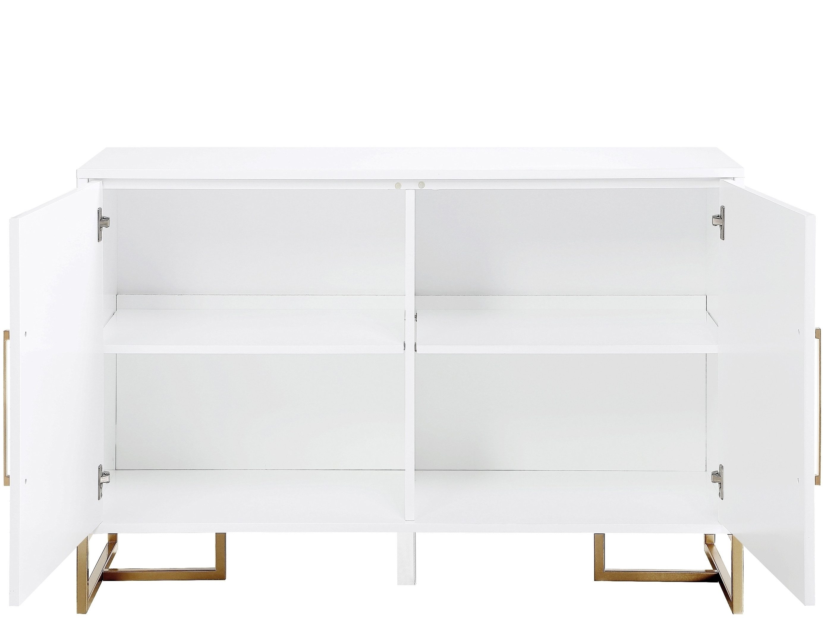 freiraum Kommode Tiril, in Weiß, Metall,Farbe - 120x80x48cm (BxHxT)