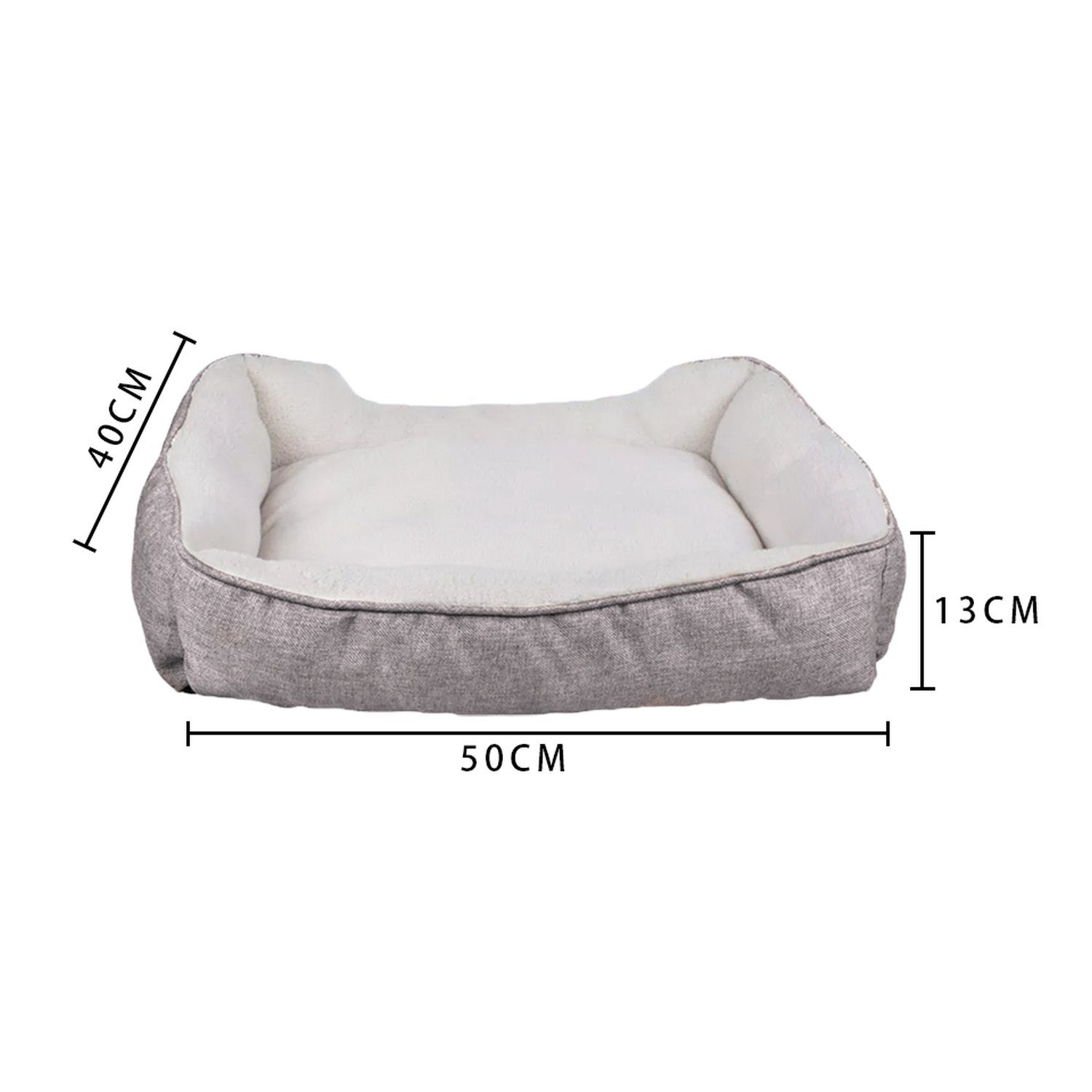 Intirilife Tierbett, Weiches Hundebett Katzenbett Kissen günstig online kaufen