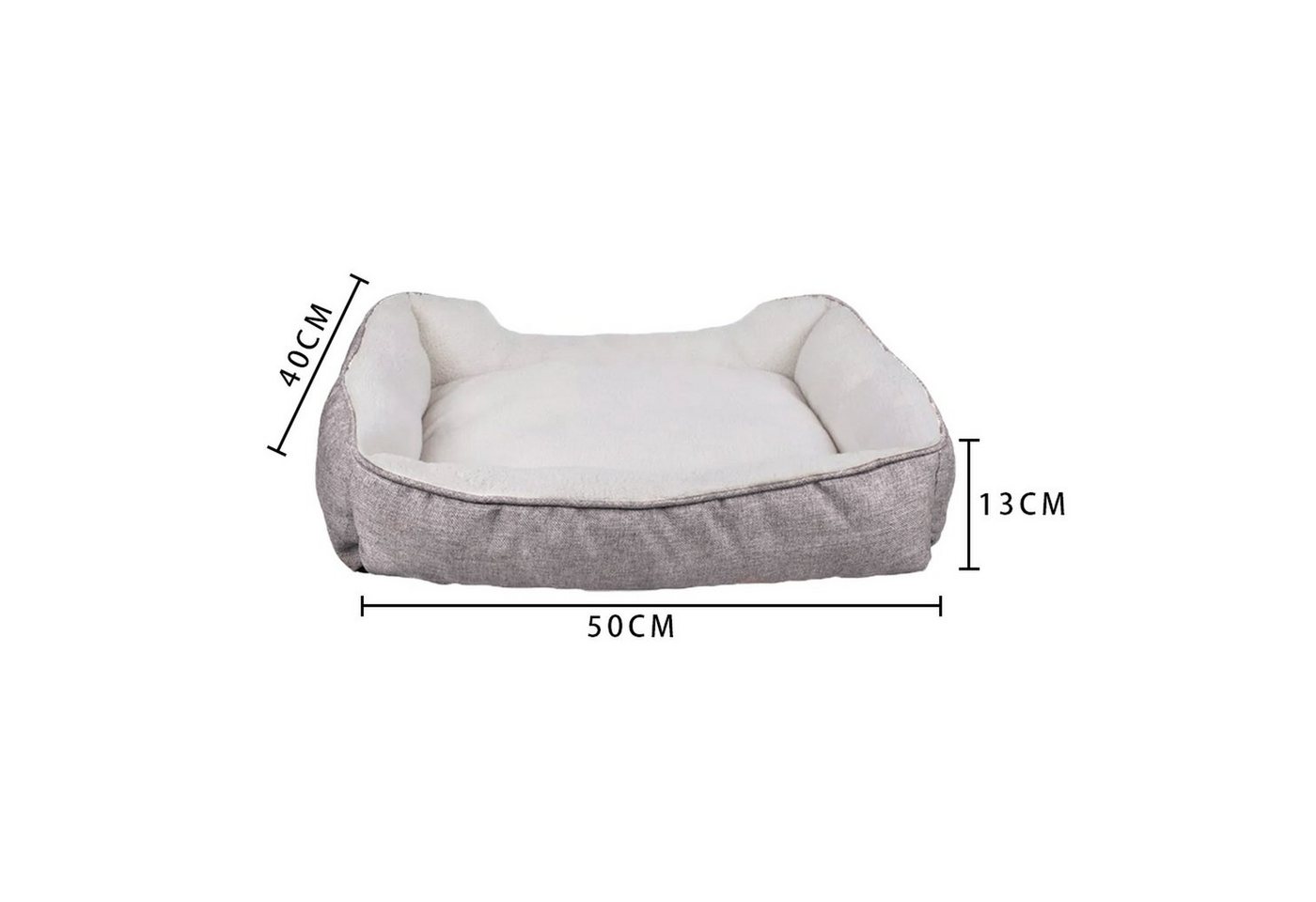 Thumbnail - Intirilife Tierbett, Weiches Hundebett Katzenbett Kissen komfortables Hundesofa Katzensofa