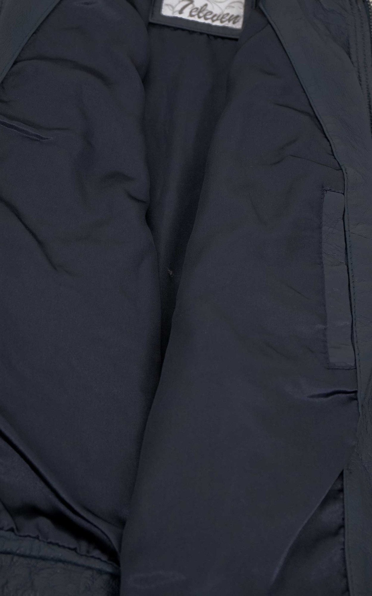 7eleven Lederjacke Vigni 7eleven - Damen Lederjacke Lammnappa navy – Bild 5 von 5