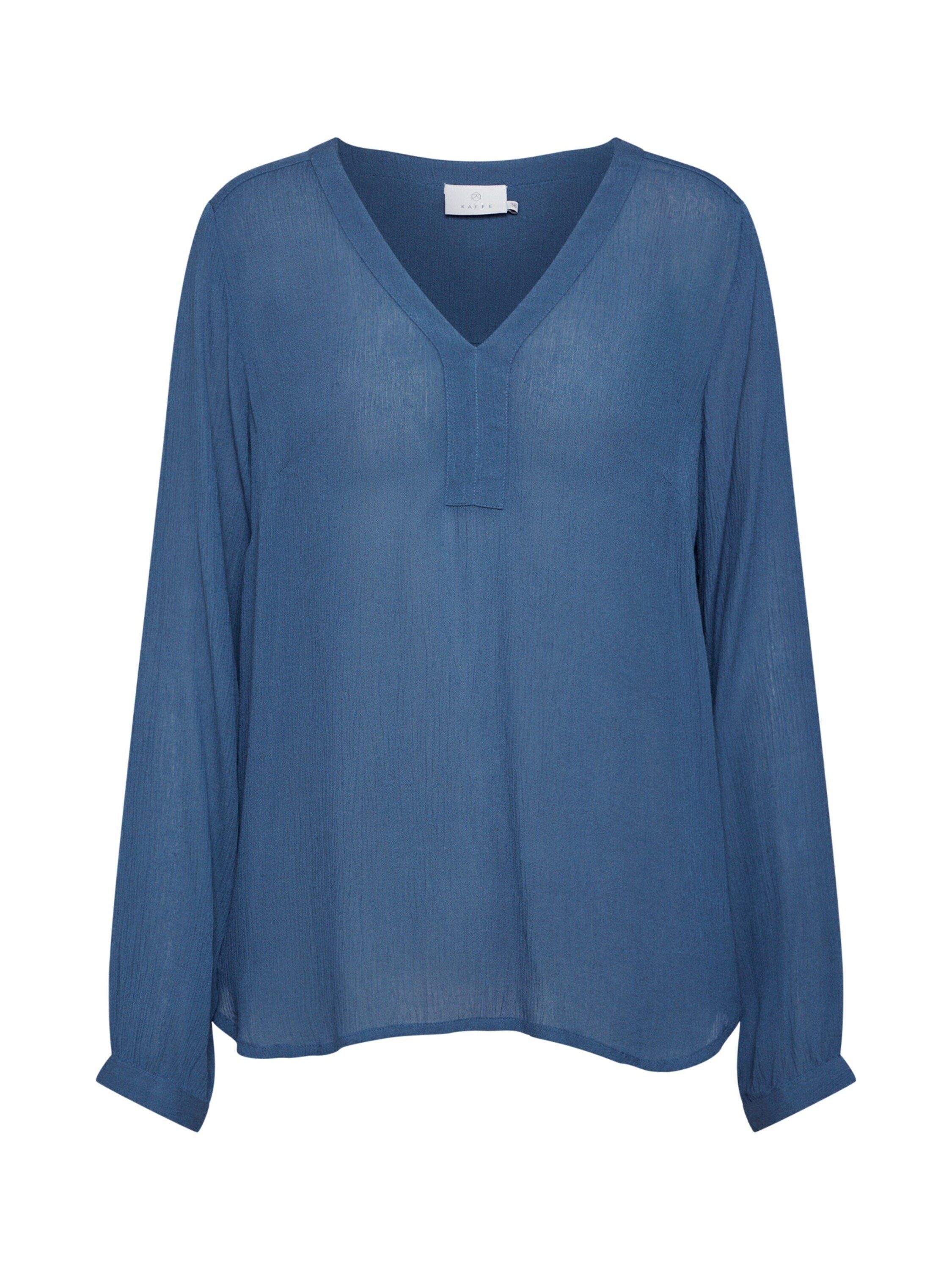 KAFFE Langarmbluse Amber (1-tlg) Drapiert/gerafft günstig online kaufen