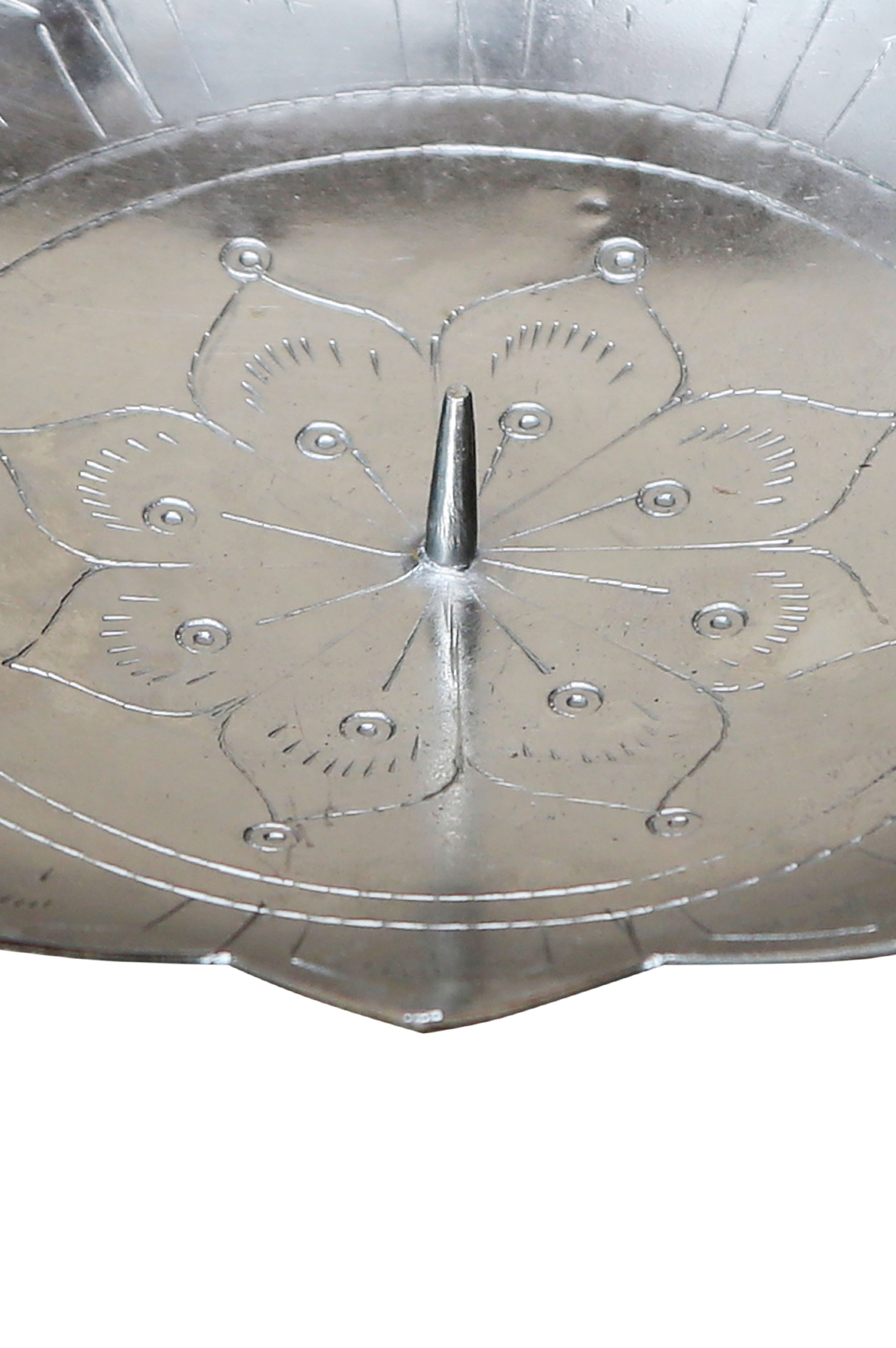 Marrakesch Orient & Mediterran Interior Kerzenständer Orientalische Deko Kerzenhalter Silber Jaini Sternform 15cm (1 St), Handarbeit