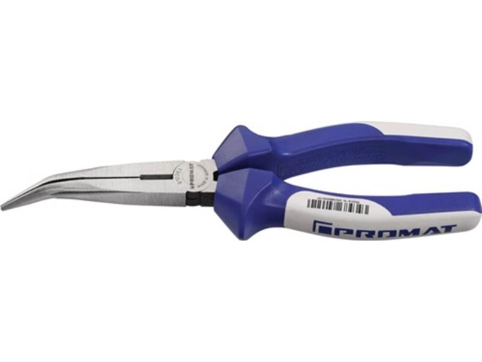 PROMAT Flachrundzange PROMAT Flachrundzange Длина 200 mm poliert 40° gewinkelt Mehrkompo