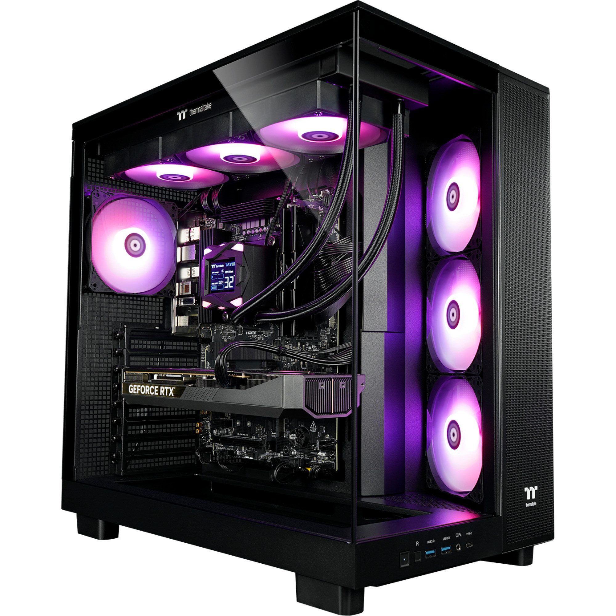 Thermaltake Thermaltake FTW A-Line LCS 5070Ti D5, Gaming-PC, PC (AMD B850 Ryzen 7, NVIDIA GeForce RTX 5070 Ti, 32 GB RAM)