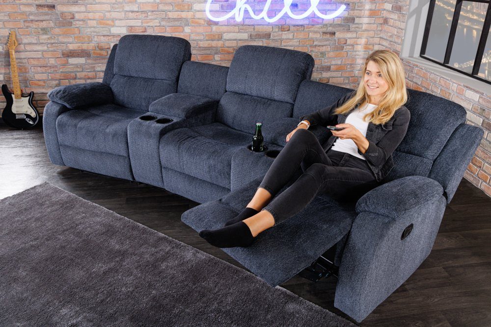 riess-ambiente TV-Sessel HOLLYWOOD dunkelgrau (Einzelartikel, 1-St), günstig online kaufen