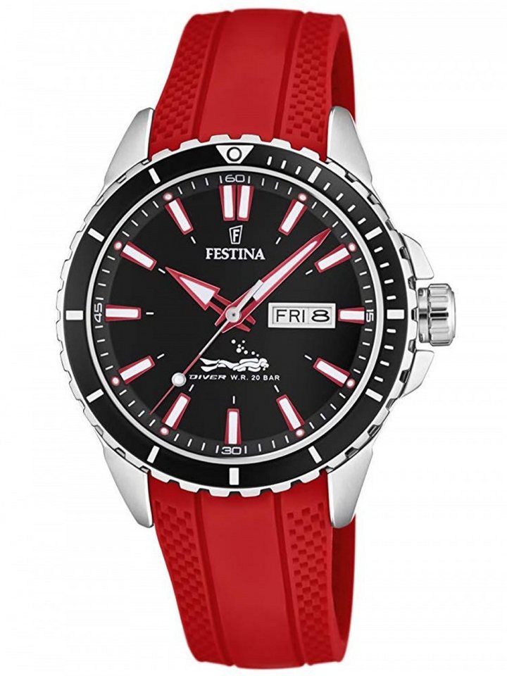 Festina Quarzuhr Festina F20378/6 Diver Taucheruhr 45mm 20ATM