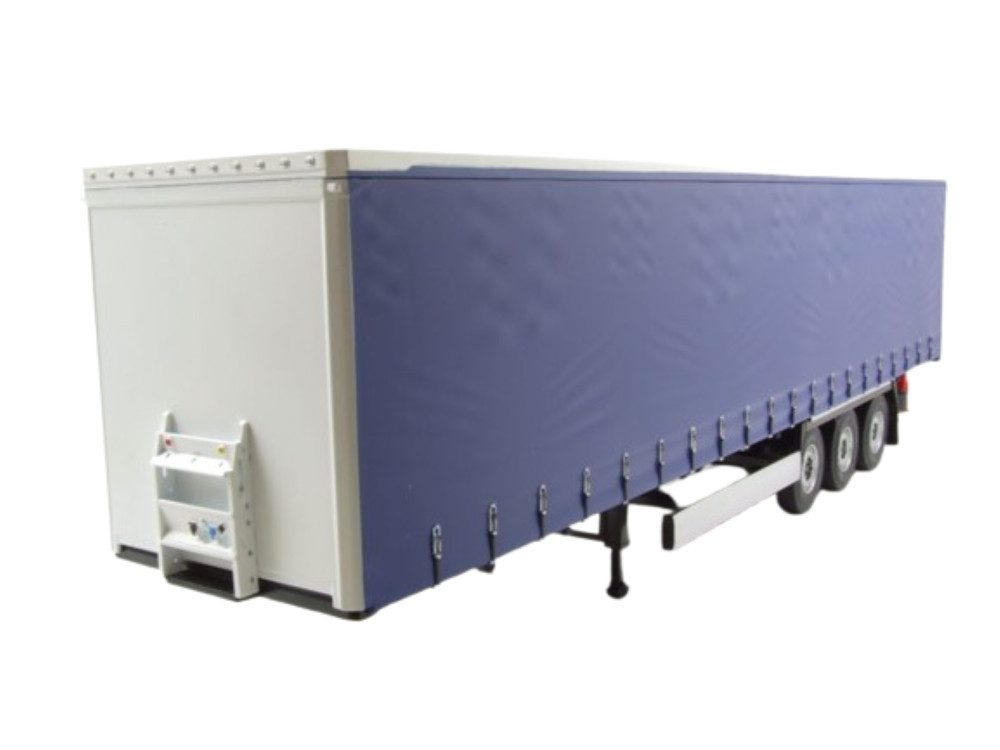 Solido Modellauto Tarpolin Anhänger blau, Maßstab 1:24