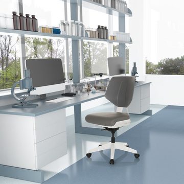 hjh OFFICE Drehstuhl Arbeitsstuhl MOVE WORK Polyvinylchlorid (Pvc) (1 St), Arbeitsstuhl