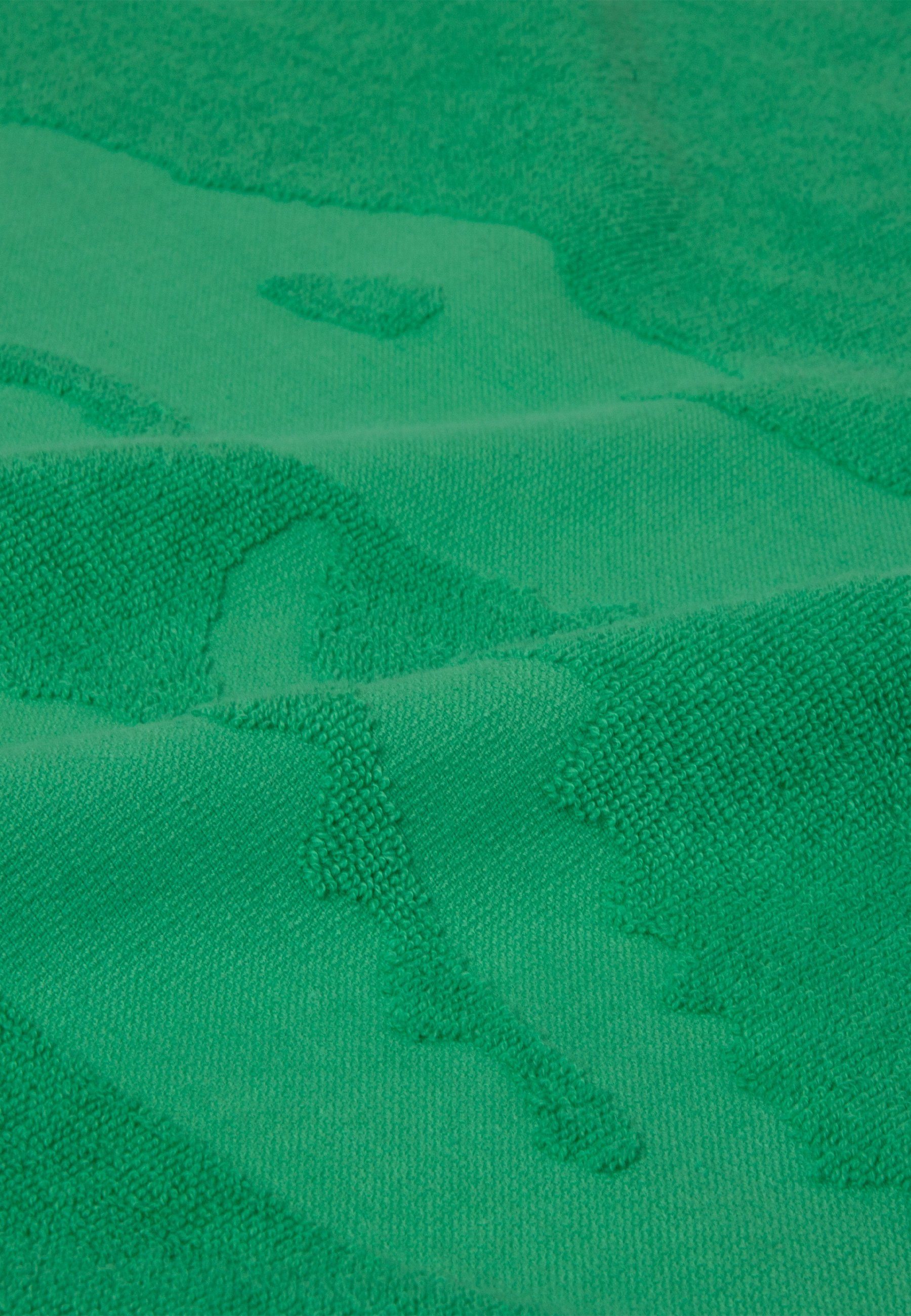 Lacoste Strandtuch 100% Baumwolle, green Label-Applikationen mit LSPORT