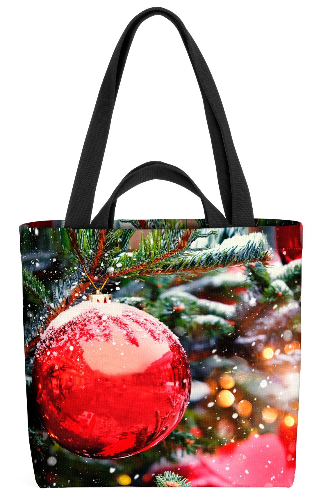 WeihnachtsbaumkugelWeihnachtenLichte Kugel Weihnachtsbaum VOID (1-tlg), Weihnachten Henkeltasche