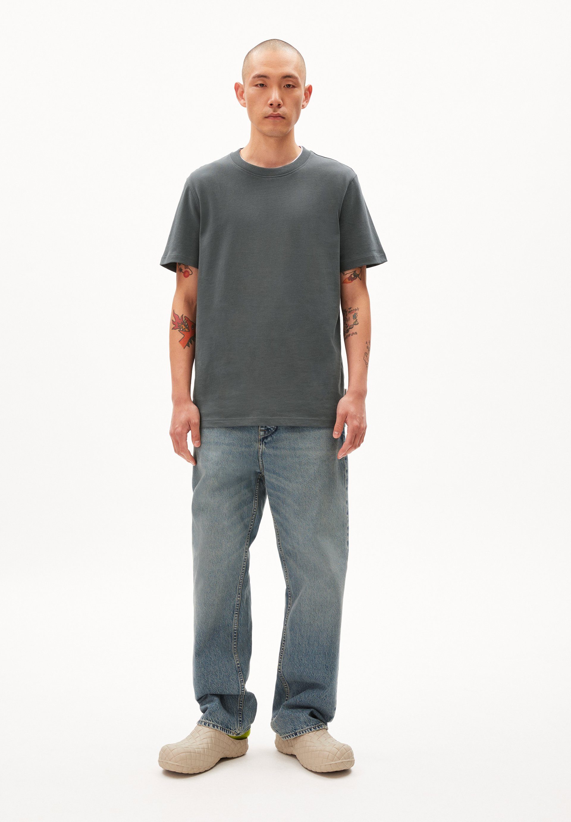 Armedangels T-Shirt MAARKOS (Relaxed Fit) Rundhalsausschnitt günstig online kaufen