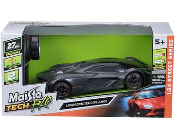 Maisto Tech RC-Auto Ferngesteuertes Auto Lamborghini Terzo Millennio schwarz, Maßstab 1:24