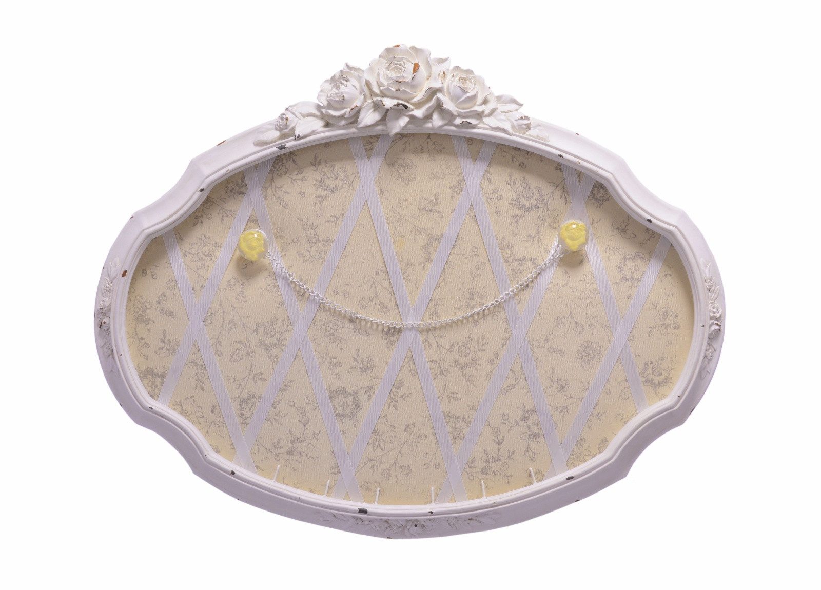 Aubaho Dekoobjekt Pinnwand Wandboard im Kunstharzrahmen Replikat Retro Design Dekoration