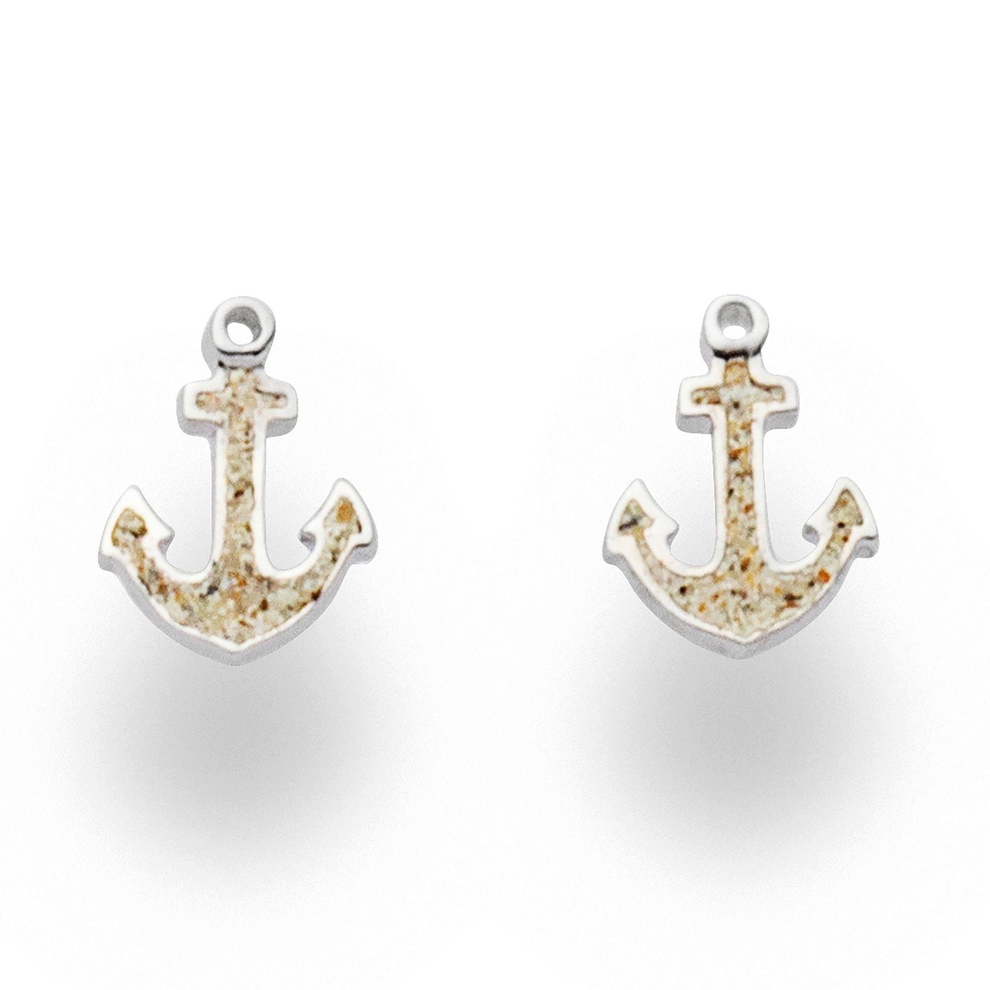 DUR Ohrring-Set DUR Schmuck: Ohrring, Серьги-гвоздики "Sandanker" mit Strandsand O5045