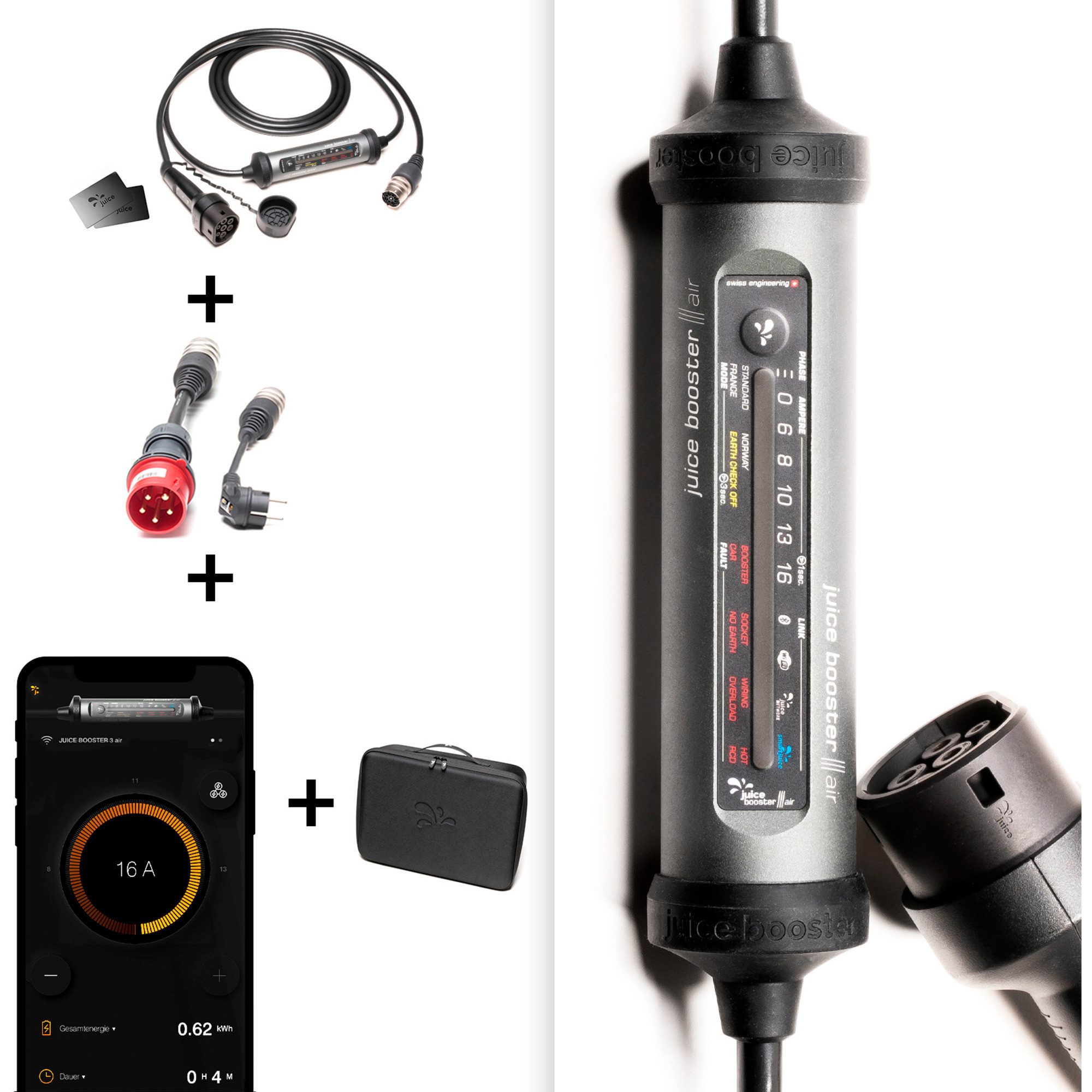 Juice Elektroauto-Ladestation Juice Technology JUICE BOOSTER 3 air Country EU