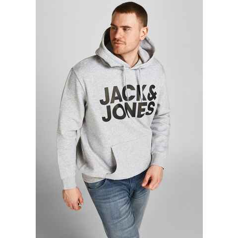 Jack & Jones PlusSize Kapuzensweatshirt CORP LOGO SWEAT HOOD Bis Größe 6XL