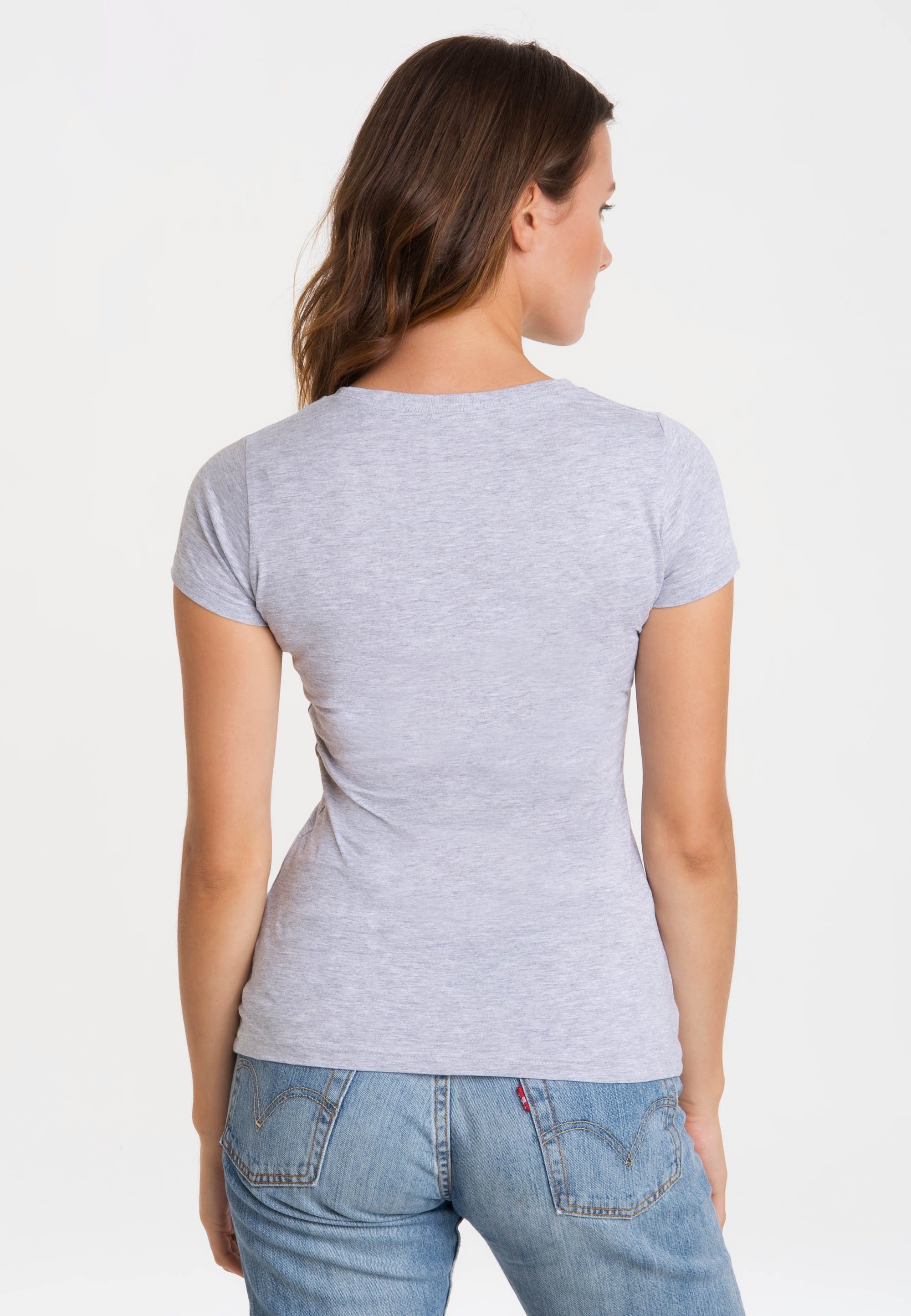 LOGOSHIRT T-Shirt Wonder Woman Circle Logo mit lizenziertem Print
