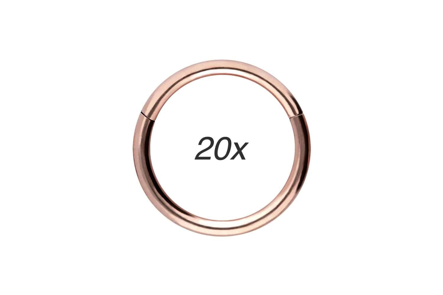 Farbe: Roségoldfarben + Variante: 20er SET