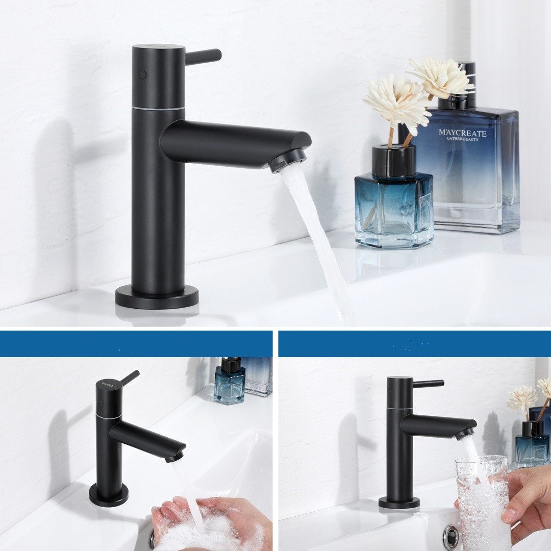 CECIPA MAX Waschtischarmatur Badezimmerhahn schwarz Wasserhahn günstig online kaufen