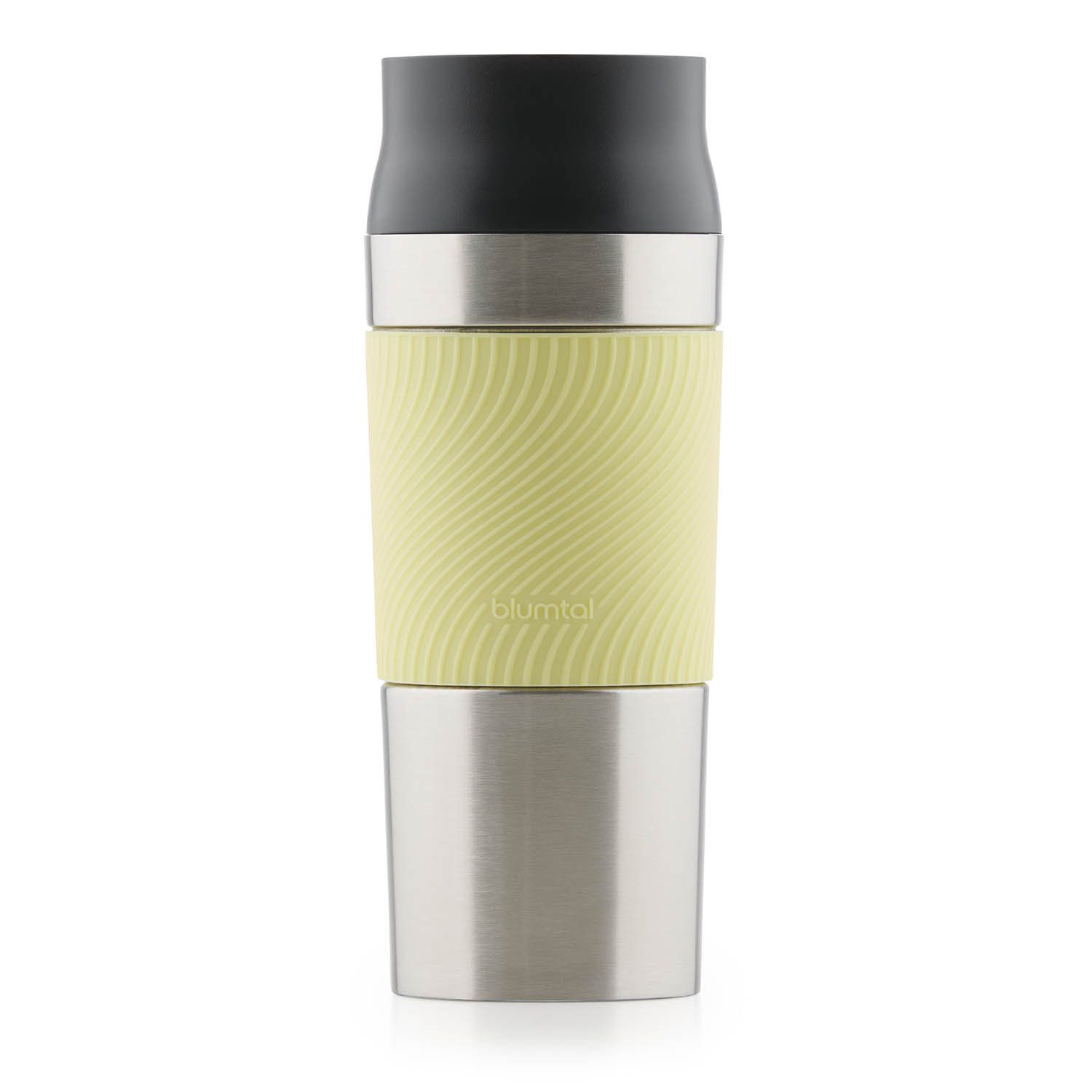 Blumtal Isolierflasche Thermobecher Classic aus Edelstahl - auslaufsicher Becher to go, hält 4h heiß/ 8h kalt, 360° Trinköffnung, Easy Quick-Press-Verschluss
