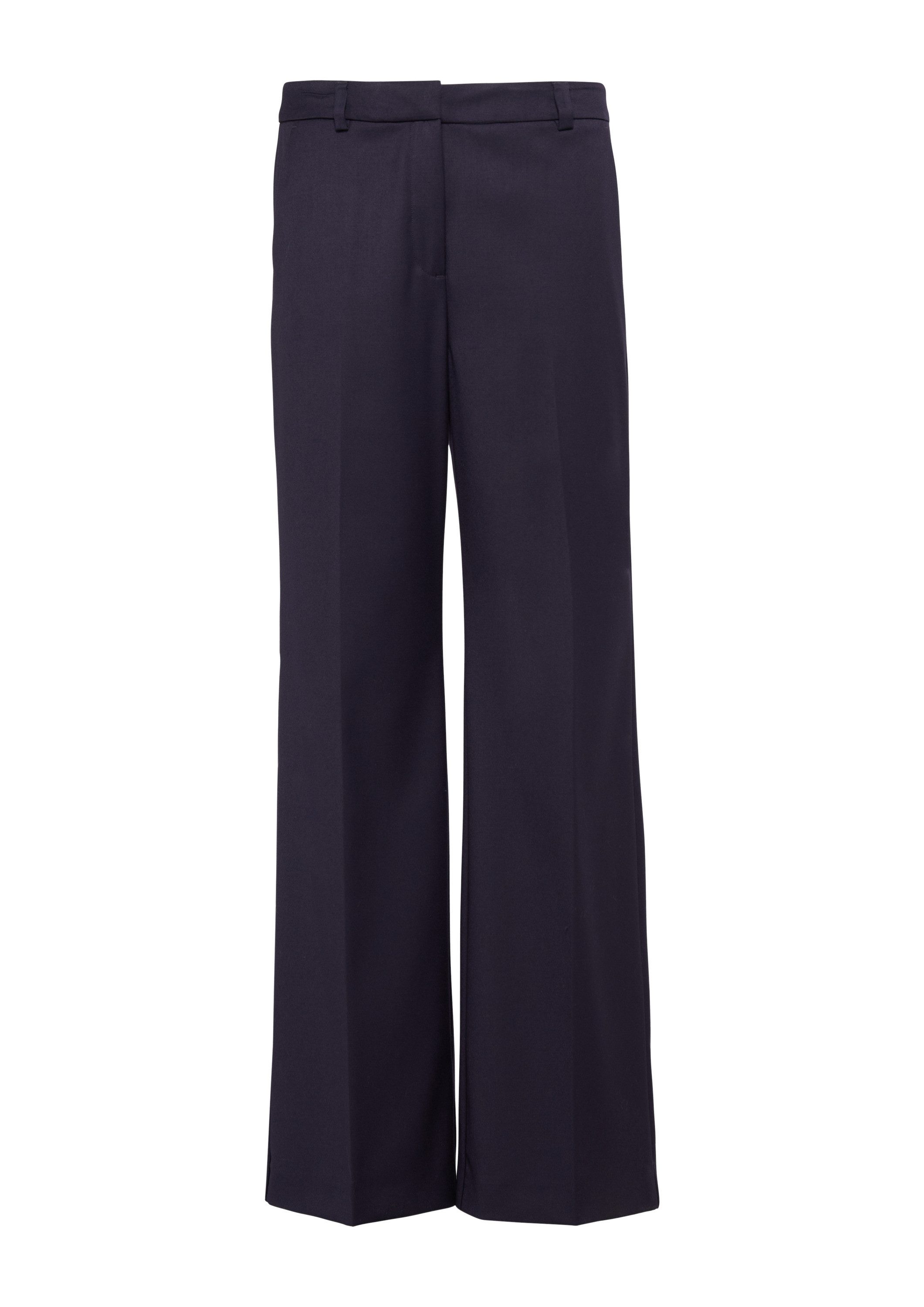 comma Chinos Hose Marlenehose mit Bügelfalte günstig online kaufen