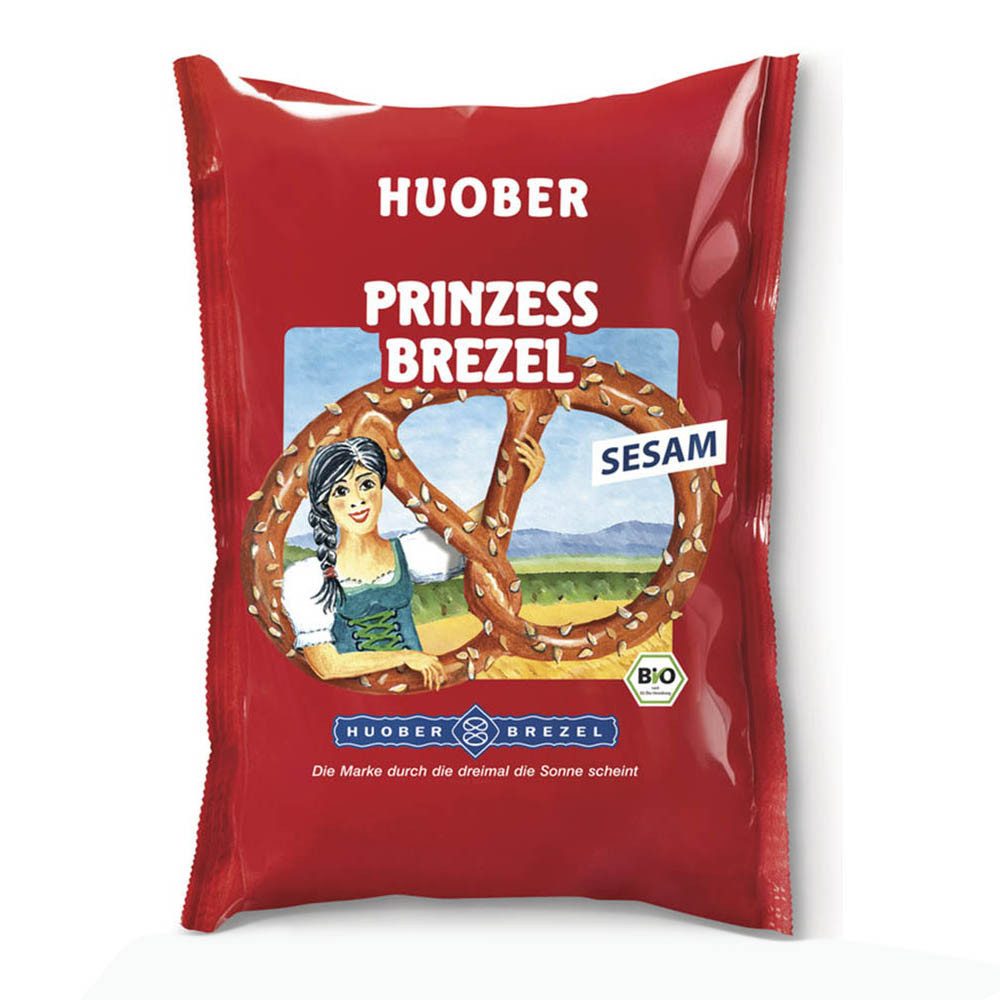 Huober Süßigkeit Prinzessbrezeln mit Sesam 2 x 125g