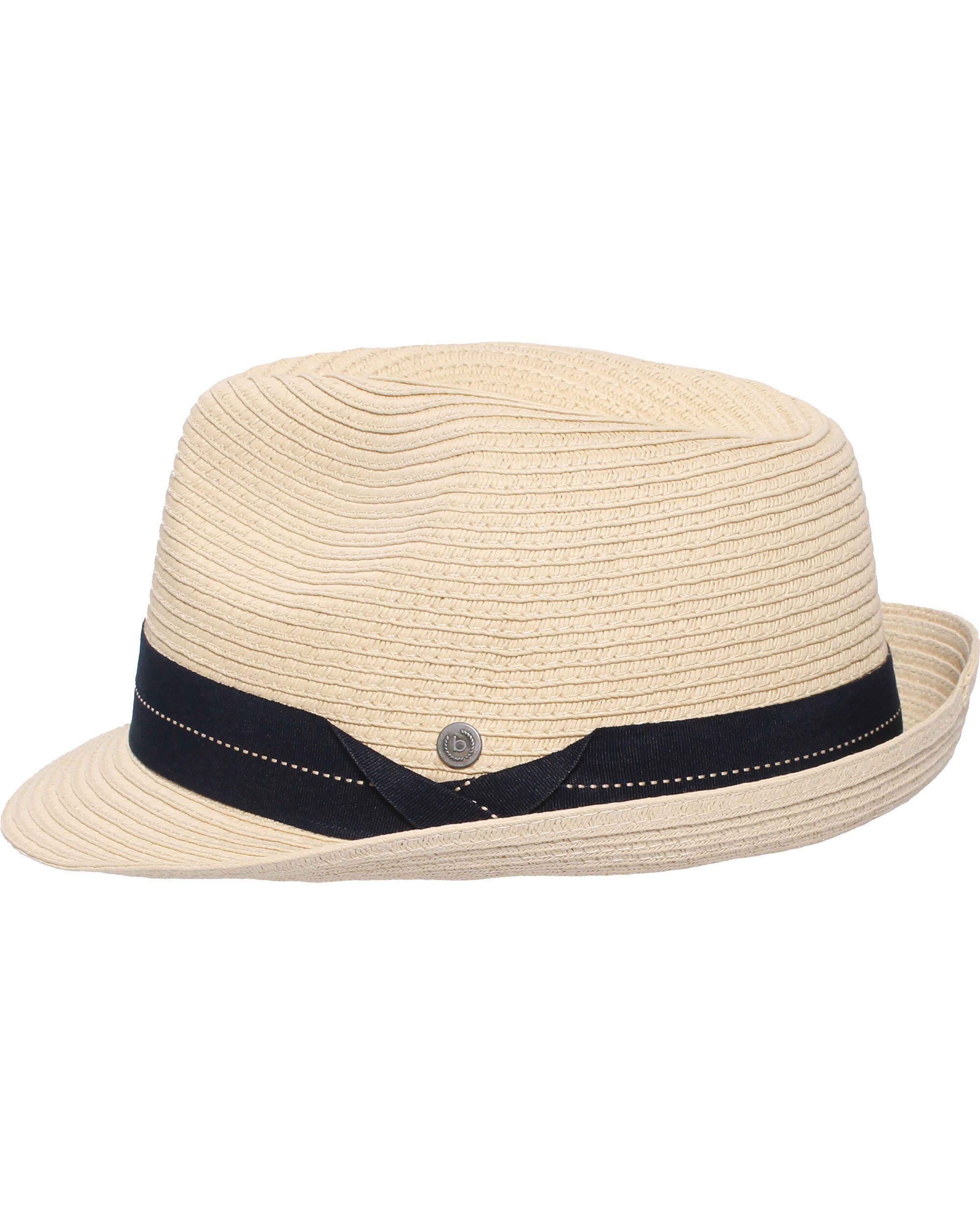 bugatti Fedora Einfarbiger bugatti Trilby für den Sommer mit breitem Hutband (keine)