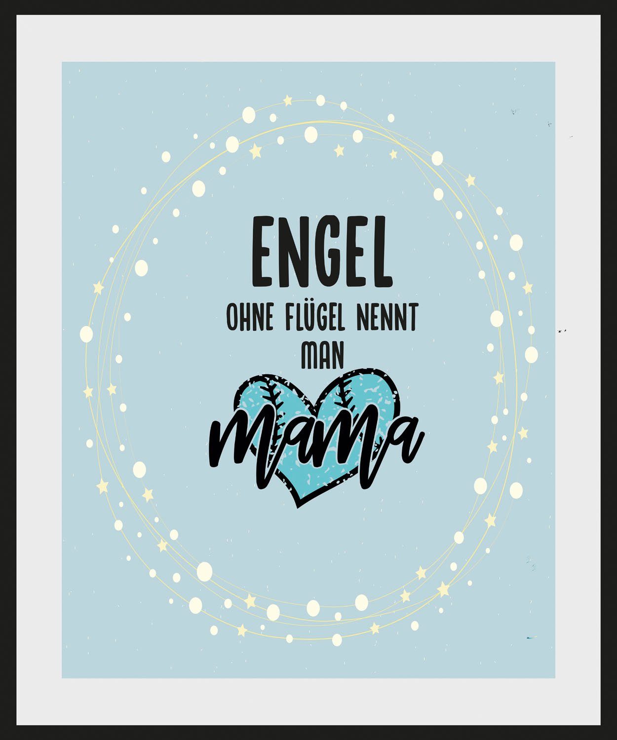 queence Bild »ENGEL OHNE FLÜGEL NENNT MAN MAMA«, Schriftzug (1 Stück)-Otto