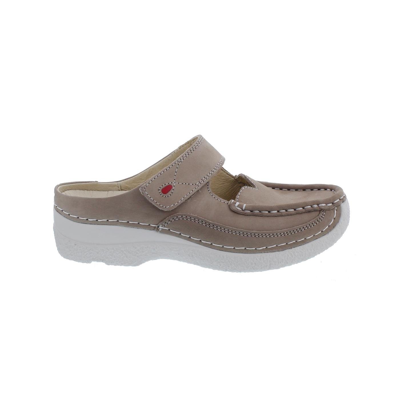 WOLKY Wolky Roll-Slipper, Clog, Timber nubuck, Safari (Taupe), 0622716-125 Clog