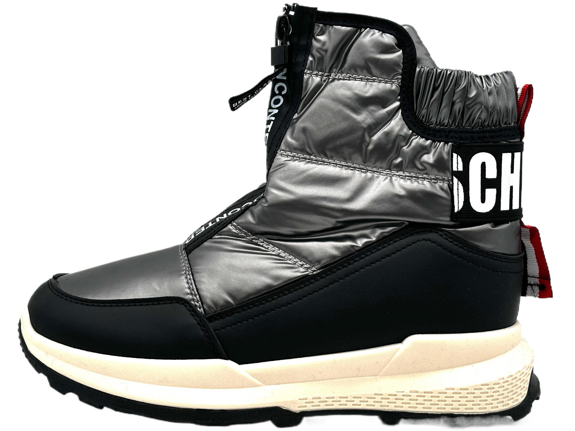 Nowaland Warme Damen Winterstiefeletten mit Reißverschluss Winterstiefelette Kunstfell-Futter und elastischer Schaft für optimalen Komfort