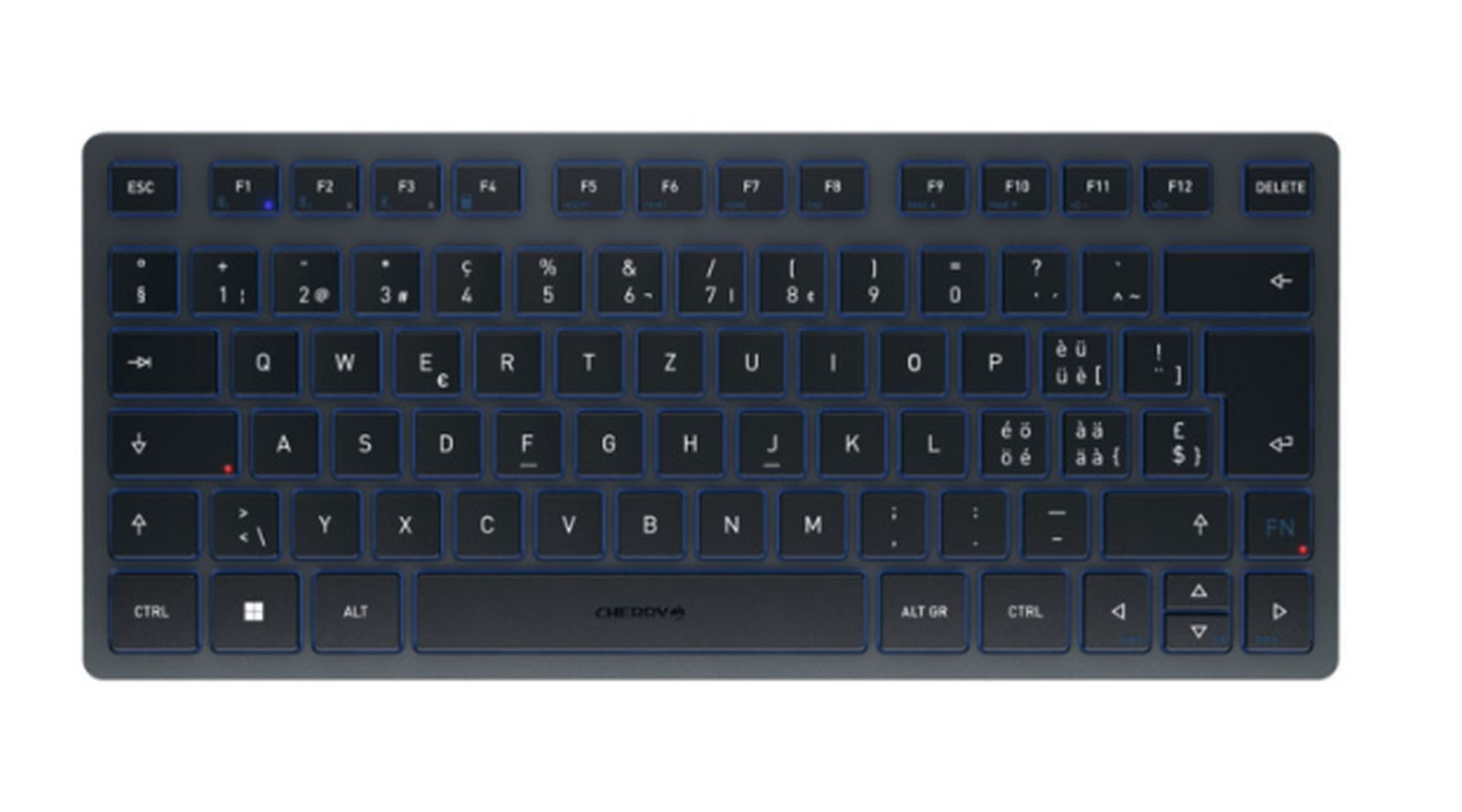 Cherry KW 7100 MINI BT - Tastatur - kabellos Tastatur