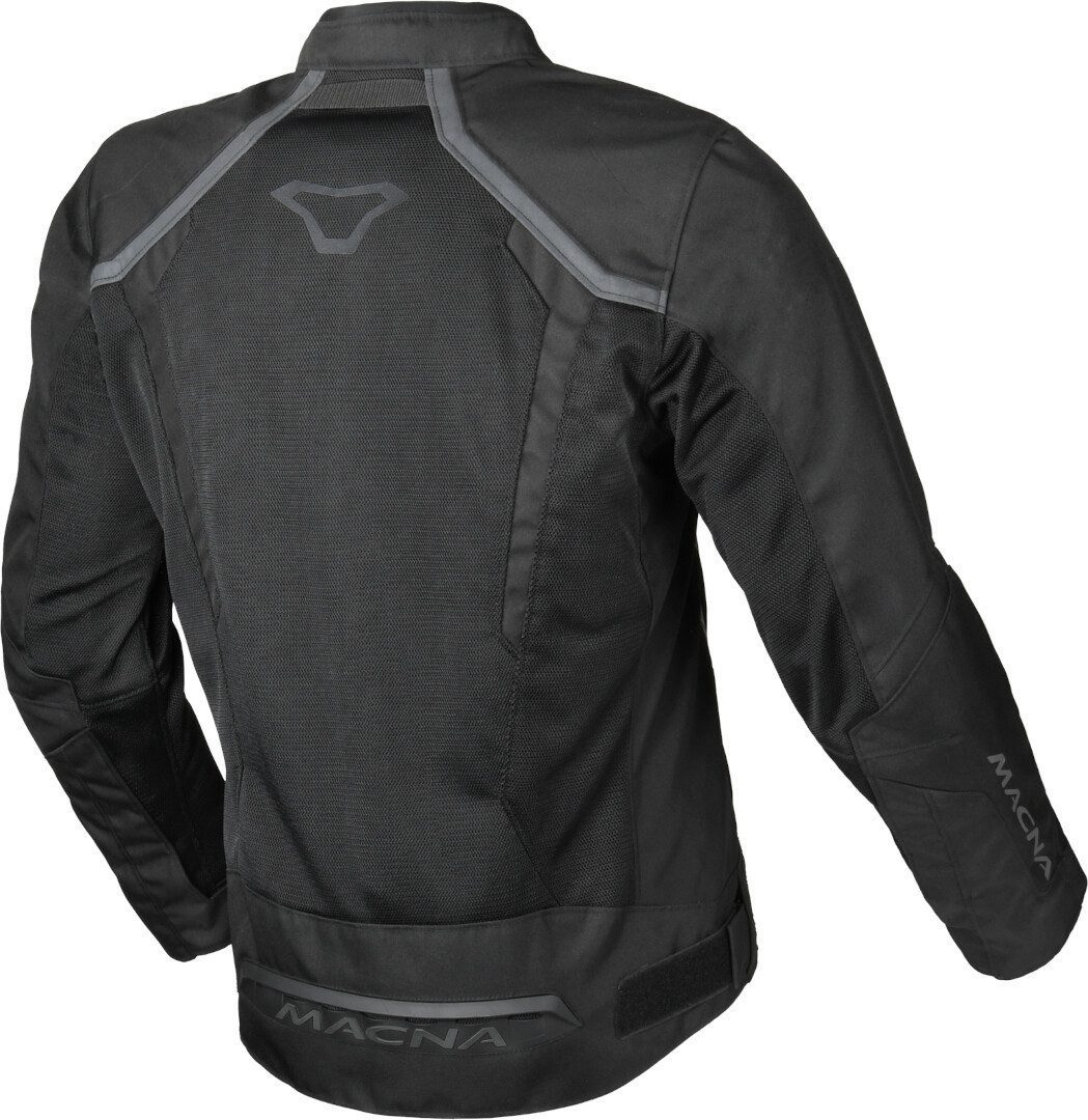 Macna Motorradjacke Grisco Solid Motorrad Textiljacke Atmungsaktiv protektoren reißverschluss