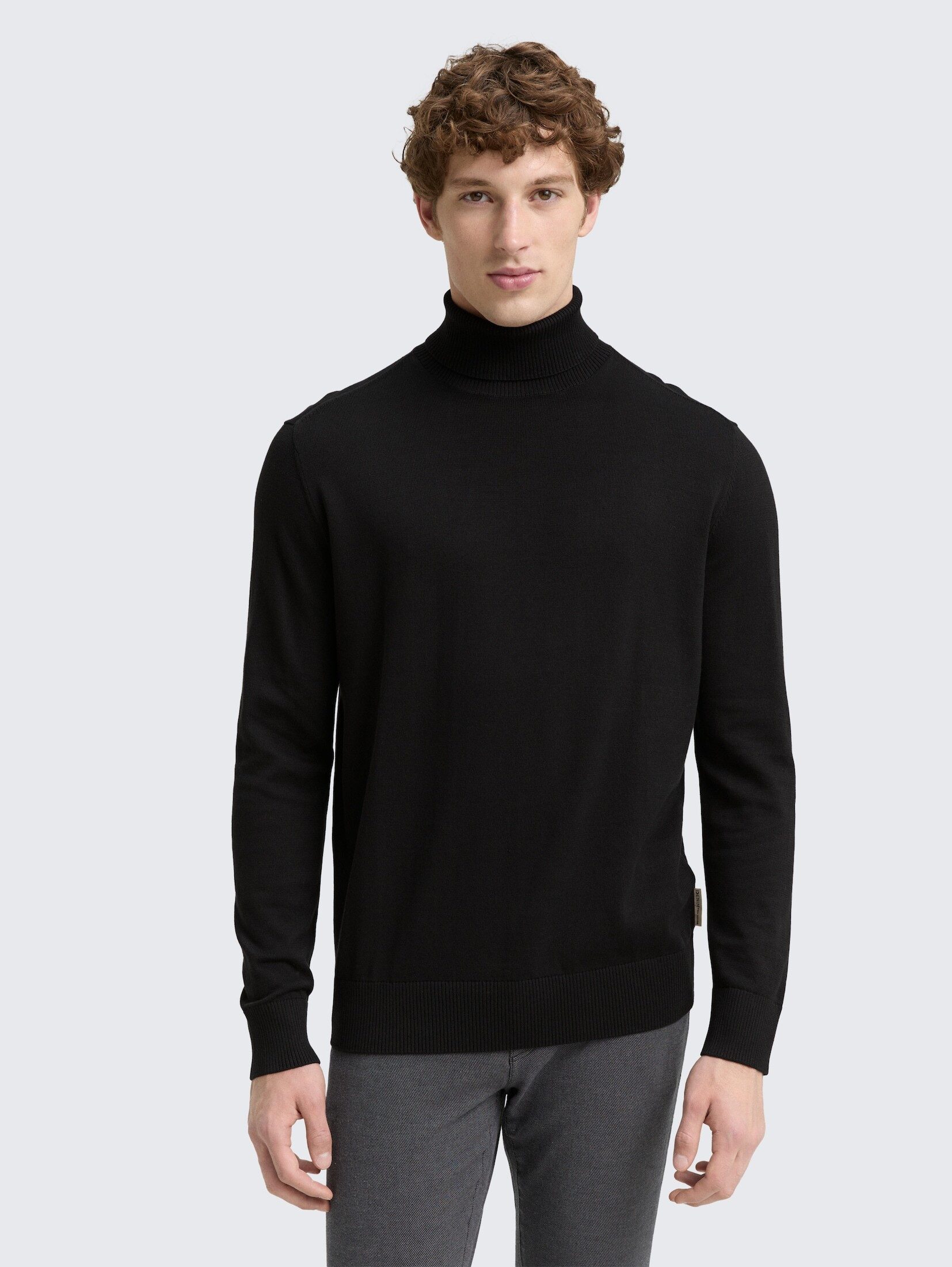 TOM TAILOR Denim Strickpullover Rollkragenpullover aus günstig online kaufen