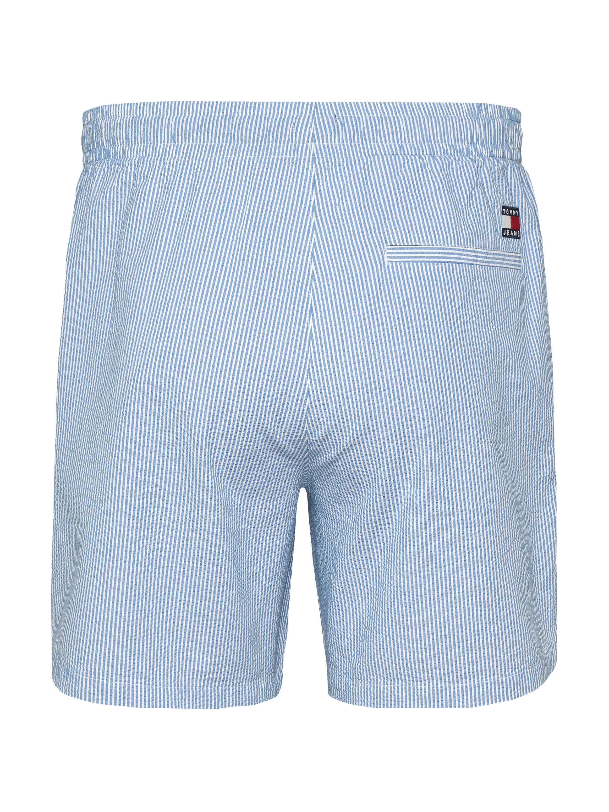 Tommy Jeans Shorts TJM SEERSUCKER STP BEACH SHORT fein gestreift