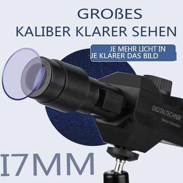 Insma Teleskop 70X WIFI Digitalteleskop mit Metallstativ, wiederaufladbarer drahtlos, unterstützt Android IOS zum Aufnehmen von Bildern und Videos