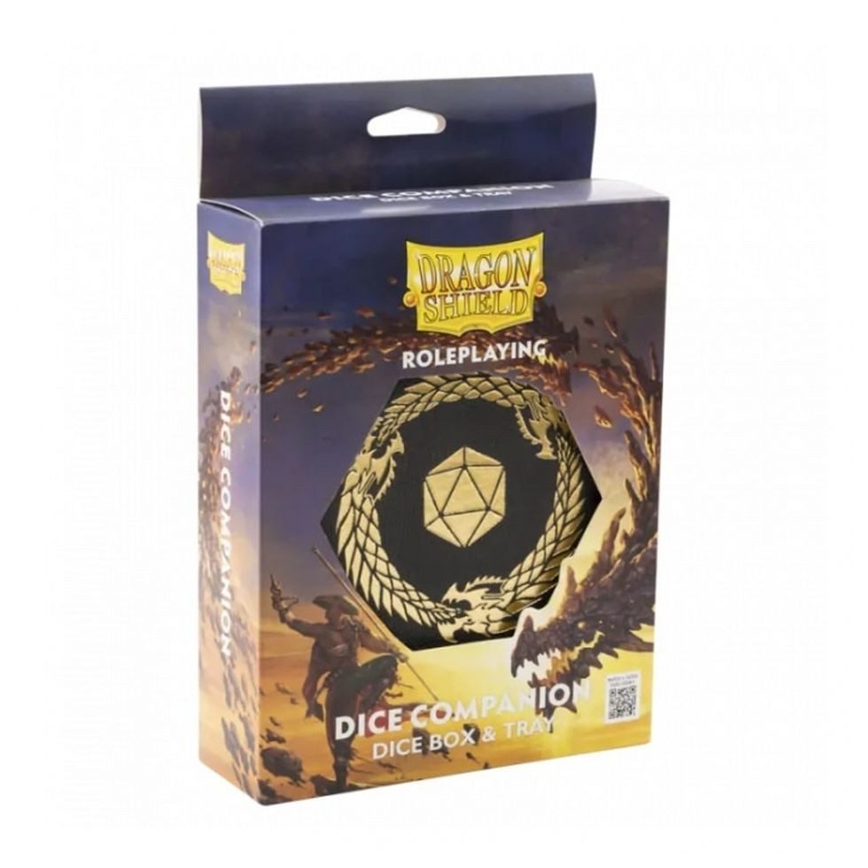 Arcane Tinmen Spiel, Dragon Shield - Dice Companion - Iron Grey - englisch