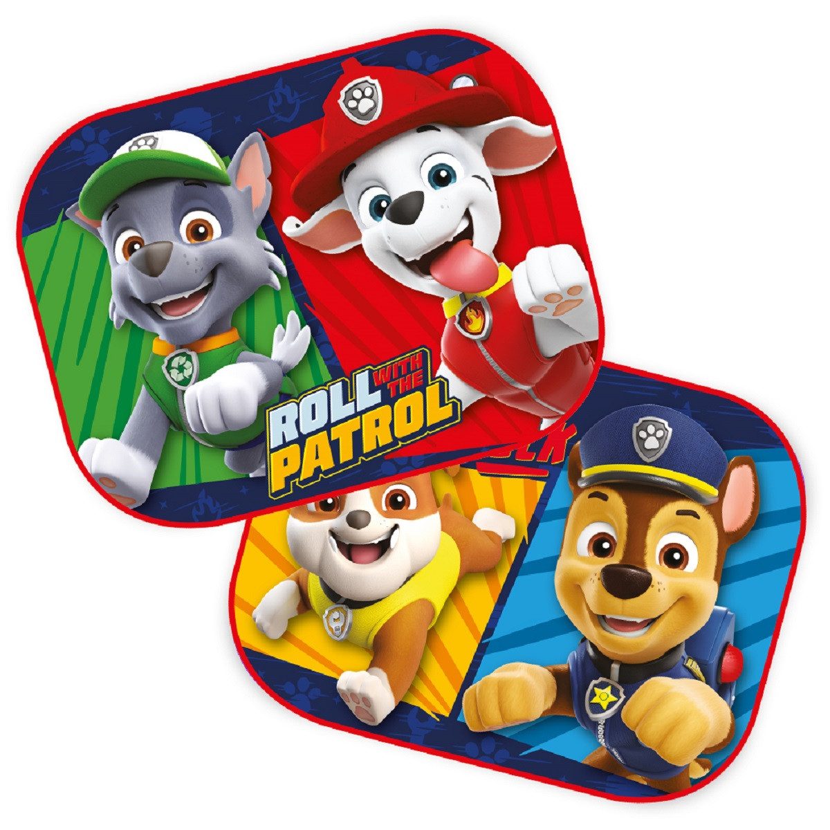 PAW PATROL Autosonnenschutz Sonnenschutz für Kinder schützt vor Sonne und sorgt für Unterhaltung