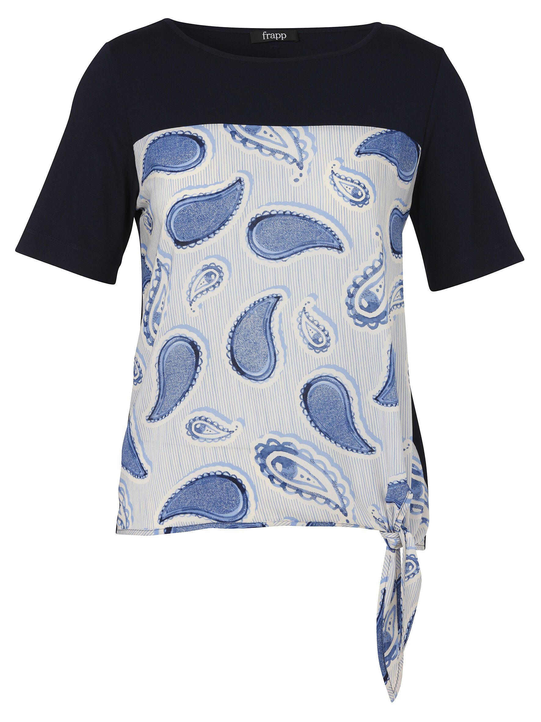 FRAPP Kurzarmshirt (1-tlg) Große Größen