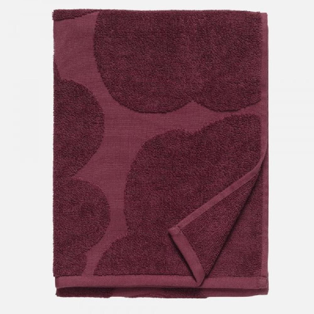 Marimekko Badetücher Handtuch Unikko Burgundy (50x70cm)